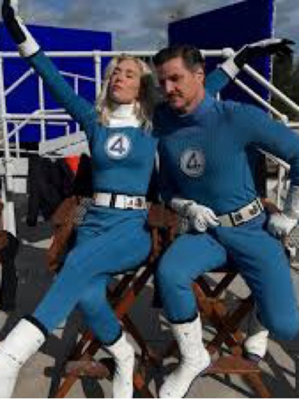 Marvel Fantastic Four Invisible Woman Zentai Costume New Jazwares Adult Medium - Picture 2 of 7